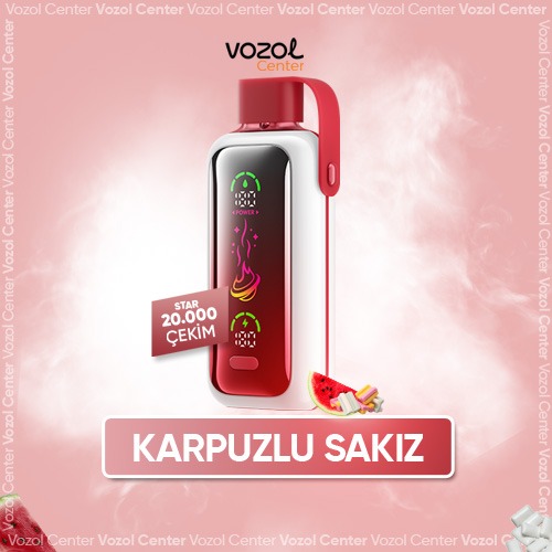 Vozol Star 20000 Watermelon Bubblegum