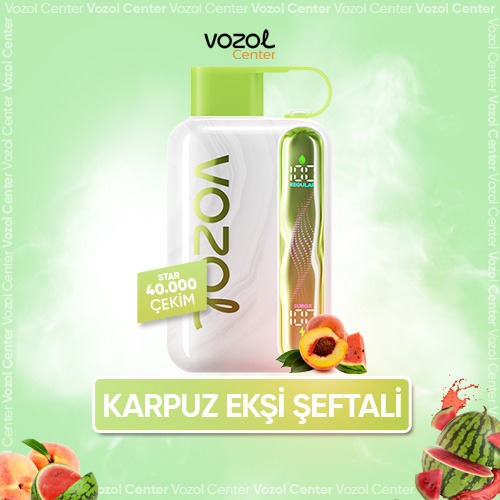 Vozol Star 40000 Watermelon Sour Peach